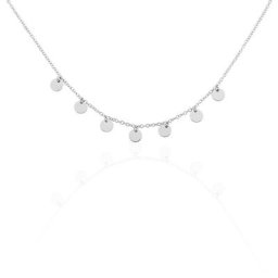 Collier Ragavi Argent Blanc