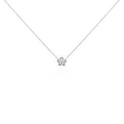 Collier Anne-charlotte Argent Blanc Oxyde De Zirconium