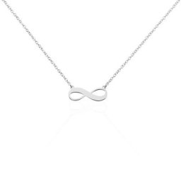 Collier Abelae Argent Blanc
