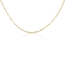 Collier Plaqué Or Jaune Mimona Oxydes De Zirconium
