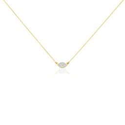 Collier Fittonia Or Jaune