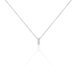 Collier Leala Argent Blanc Oxyde De Zirconium