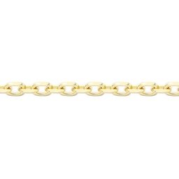 Chaîne Igoa Maille Forçat Diamantee Or Jaune