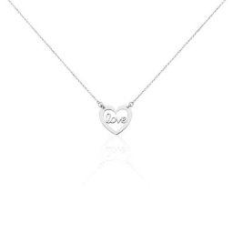 Collier Lovia Argent Blanc
