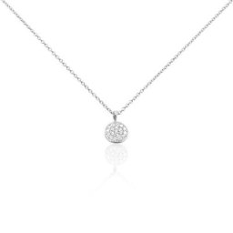 Collier Argent Victorin Oxydes De Zirconium