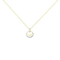 Collier Or Bicolore Blanc Et Jaune Eloisia Diamants