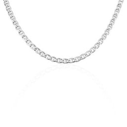 Chaîne Piato Marine Argent Blanc