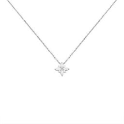 Collier Eclat Argent Blanc Oxyde De Zirconium