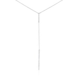Collier De Dos Indigo Argent Oxydes