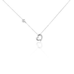 Collier Louise Or Blanc Diamant