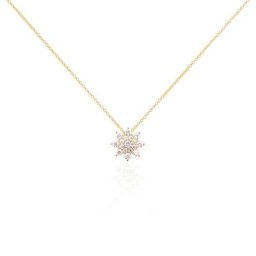 Collier Plaqué Or Sadoth Oxydes De Zirconium
