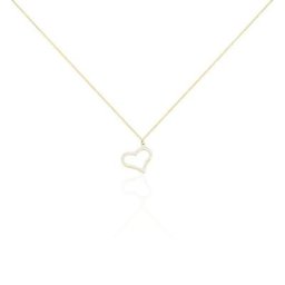 Collier Sallie Or Jaune Strass