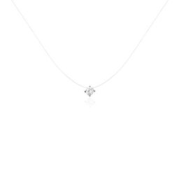 Collier Nylon Argent Blanc Oxyde