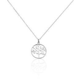 Collier Mely Argent Blanc