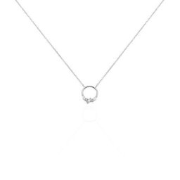 Collier Catiane Argent Blanc Oxyde De Zirconium