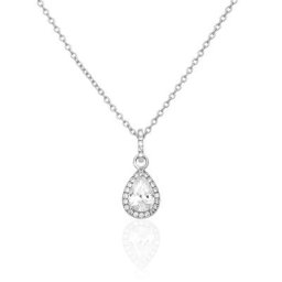 Collier Briony Argent Blanc Oxyde De Zirconium