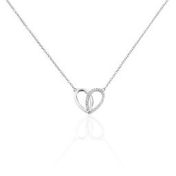 Collier Guilia Argent Blanc Oxyde De Zirconium