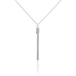 Collier Amaryllis Argent Blanc