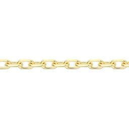 Chaîne Igoa Maille Forçat Diamantee Or Jaune