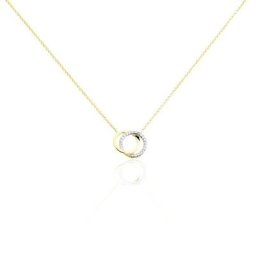 Collier Absolu Or Bicolore Diamant