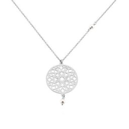 Collier Yolenn Argent Blanc Perle De Culture