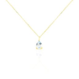Collier Goutte Or Jaune Topaze