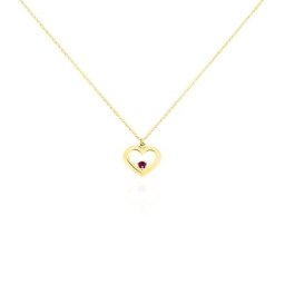 Collier Martella Or Jaune Rubis