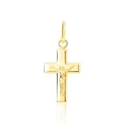Pendentif Damian Croix Or Jaune