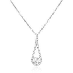 Collier Antonietta Argent Blanc Oxyde De Zirconium