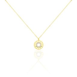 Collier Thallya Or Jaune Oxyde De Zirconium