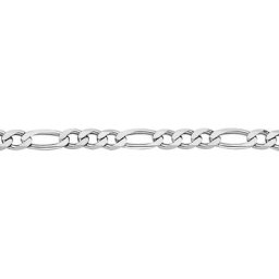 Chaîne Vivian Maille Alternee 1/3 Argent Blanc