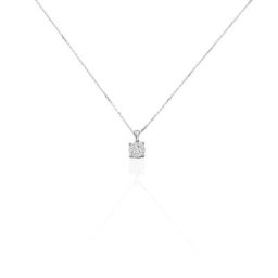 Collier Grace Or Blanc Diamant