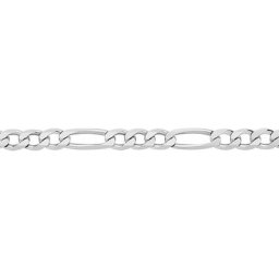 Chaîne Vivian Maille Alternee 1/3 Argent Blanc