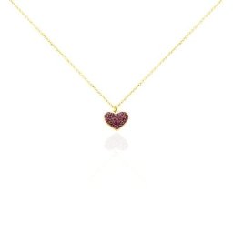 Collier Cerine Coeur Or Jaune
