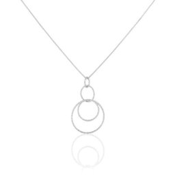 Collier Flaura Argent Blanc