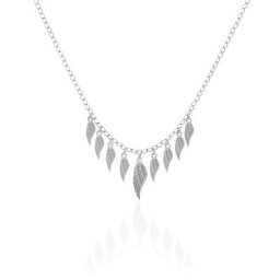 Collier Alli Argent Blanc