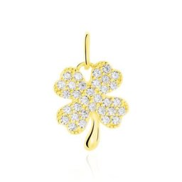 Pendentif Brewal Or Jaune Oxydes De Zirconium