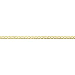Collier Capucin Maille Marine Plate Or Jaune
