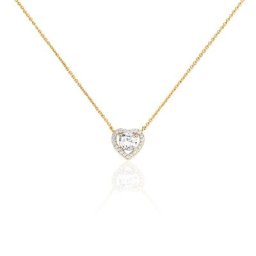 Collier Alais Plaqué Or Jaune Oxyde De Zirconium