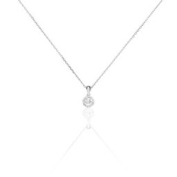 Collier Domitia Or Blanc Diamant