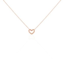Collier Menel Argent Rose