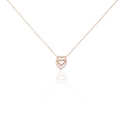 Collier Ottavia Argent Rose Oxyde De Zirconium