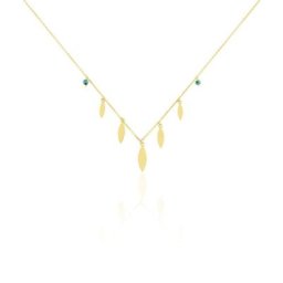 Collier Or Jaune Jehannet Turquoise