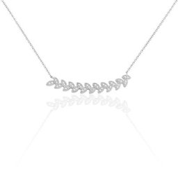 Collier Argent Eugenien Oxydes De Zirconium