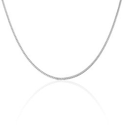 Collier Casper Argent Blanc