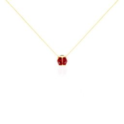 Collier Helidie Coccinelle Or Jaune