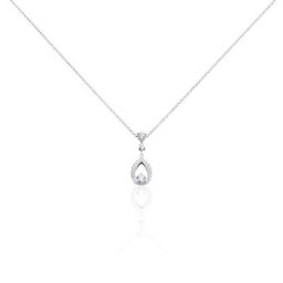 Collier Istanbul Argent Blanc Oxyde De Zirconium