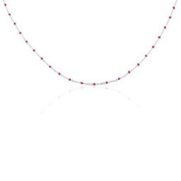 Collier Alize Argent Blanc