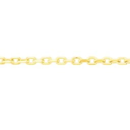 Chaîne Igoa Maille Forçat Diamantee Or Jaune