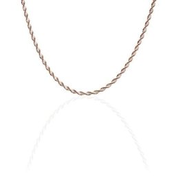 Collier Abie Torsade Argent Bicolore